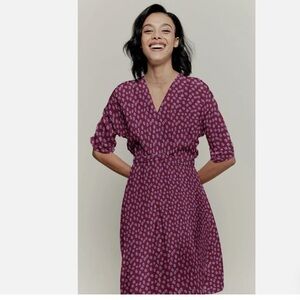 NWT Tucker Madeline Dress in Purple Poppies